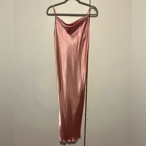 Bebe Satin Slip Dress